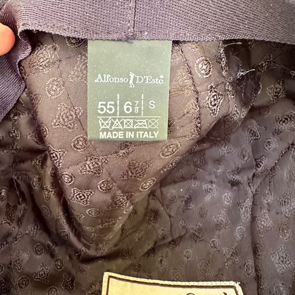 Goorin Bros Italy navy blue flatcap hat blocked ivy Small - Picture 6 of 6